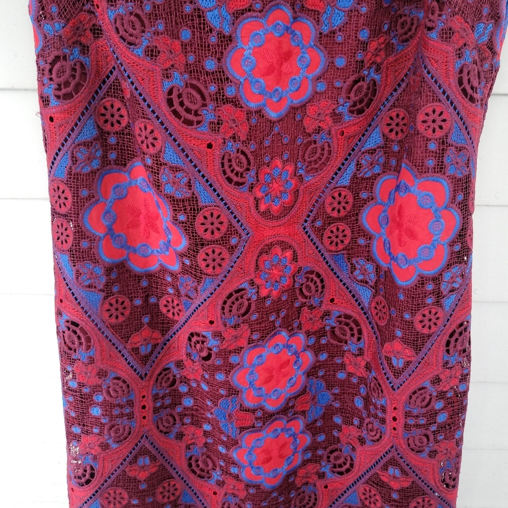 NWT Anthropologie Eva Franco Lace Sleeveless Cocktail Party Dress Sz 10 $230 - Picture 15 of 16